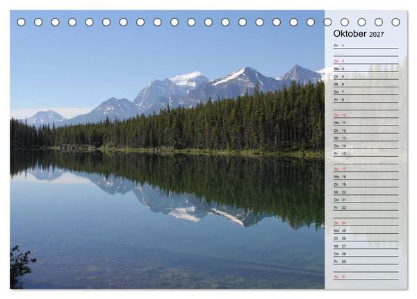 Produktbild: Rocky Mountains 2027 (Tischkalender 2027 DIN A5 quer), CALVENDO Monatskalender