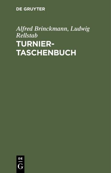 Produktbild: Turnier-Taschenbuch