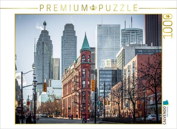 Produktbild: CALVENDO Puzzle Gooderham Geb&auml;ude | 1000 Teile Lege-Gr&ouml;&szlig;e 64x48cm Foto-Puzzle f&uuml;r gl&uuml;ckliche Stunden