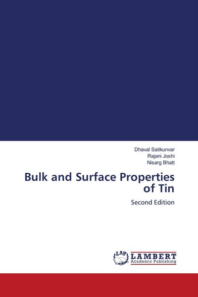 Produktbild: Bulk and Surface Properties of Tin