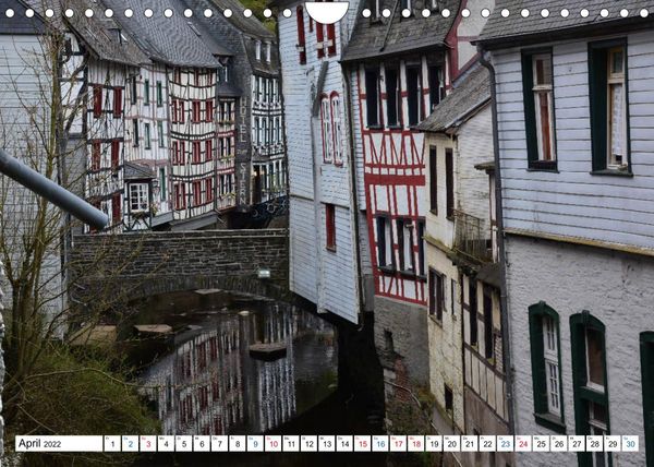 Produktbild: Monschau - Fachwerkidylle in der Eifel (Wandkalender 2022 DIN A4 quer)
