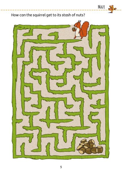 Produktbild: Puzzle Activity Book from 5 Years - Volume 2: Colourful Preschool Activity Books with Puzzle Fun - Labyrinth, Sudoku, Search and Find Books for Childr