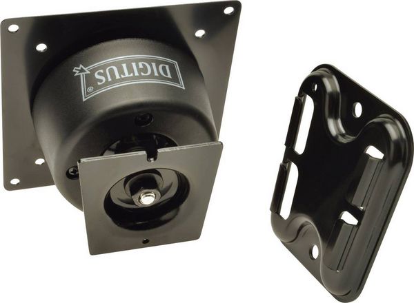 Produktbild: Digitus Monitor-Wandhalterung DA-90307 1 Display(s) 38,1 cm (15") - 61 cm (24") Schwarz Schwenkbar, Rotierbar
