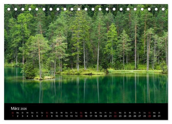 Produktbild: Landschaft im Licht (Tischkalender 2026 DIN A5 quer), CALVENDO Monatskalender