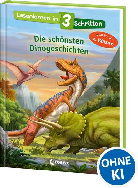 Produktbild: Lesenlernen in 3 Schritten - Die sch&ouml;nsten Dinogeschichten