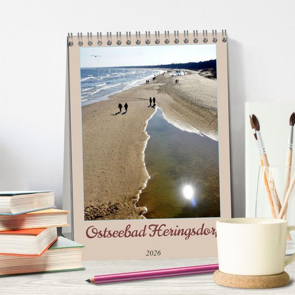 Produktbild: Ostseebad Heringsdorf (Tischkalender 2026 DIN A5 hoch), CALVENDO Monatskalender