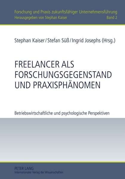 Produktbild: Freelancer als Forschungsgegenstand und Praxisph&auml;nomen