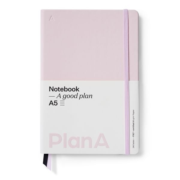 Produktbild: Notizbuch A5 Hardcover Liniert Magnolia Pink