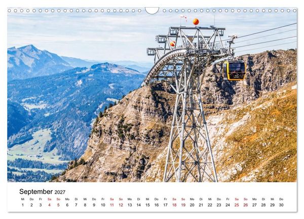 Produktbild: Reiseziele: Zwischen Nordsee und Alpen (Wandkalender 2027 DIN A3 quer), CALVENDO Monatskalender