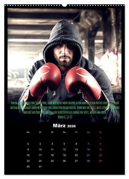 Produktbild: Der Bibelkalender - mit Gottes Wort durchs Jahr (hochwertiger Premium Wandkalender 2026 DIN A2 hoch), Kunstdruck in Hochglanz