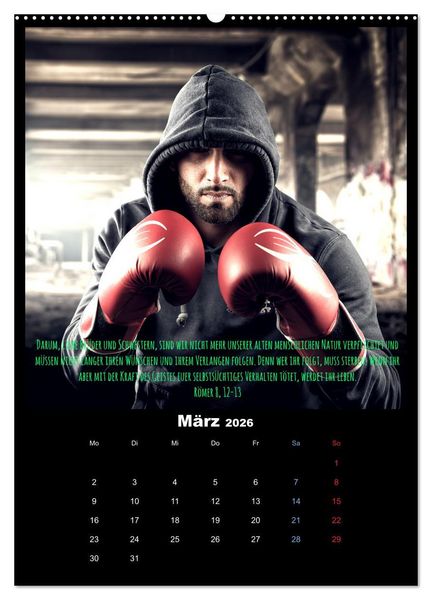 Produktbild: Der Bibelkalender - mit Gottes Wort durchs Jahr (Wandkalender 2026 DIN A2 hoch), CALVENDO Monatskalender
