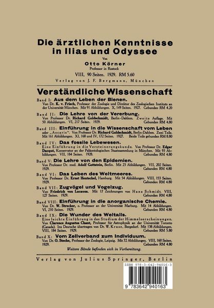 Produktbild: Die homerische Tierwelt