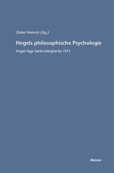 Produktbild: Hegels philosophische Psychologie