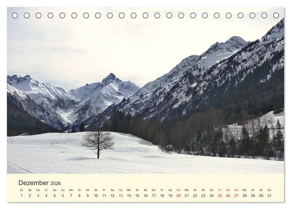 Produktbild: Wandergl&uuml;ck im Allg&auml;u (Tischkalender 2026 DIN A5 quer), CALVENDO Monatskalender