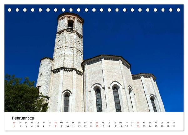 Produktbild: Gubbio - die mittelalterliche Stadt in Umbrien (Tischkalender 2026 DIN A5 quer), CALVENDO Monatskalender