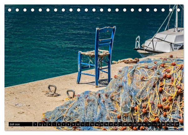 Produktbild: Mediterrane Ansichten 2026 (Tischkalender 2026 DIN A5 quer), CALVENDO Monatskalender