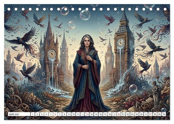Produktbild: Was das Leben f&uuml;hlt (Tischkalender 2027 DIN A5 quer), CALVENDO Monatskalender