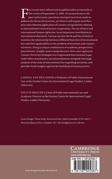 Produktbild: Counter-Terrorism Strategies in a Fragmented International Legal Order