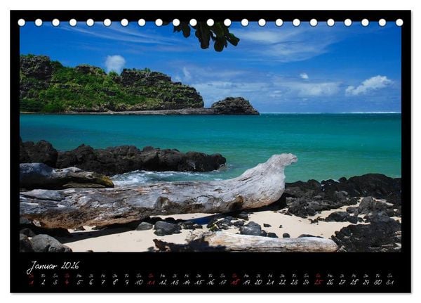Produktbild: Mauritius (Tischkalender 2026 DIN A5 quer), CALVENDO Monatskalender