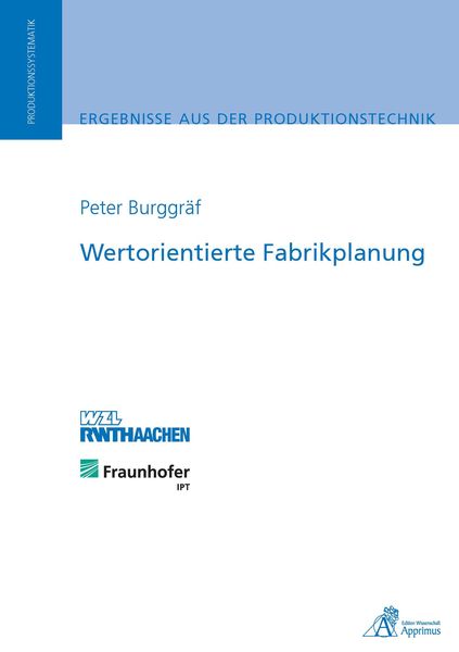 Produktbild: Wertorientierte Fabrikplanung