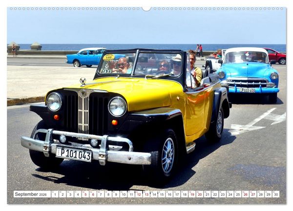 Produktbild: Best of Jeepster - Das Cabrio von Willys-Overland (hochwertiger Premium Wandkalender 2026 DIN A2 quer), Kunstdruck in Hochglanz
