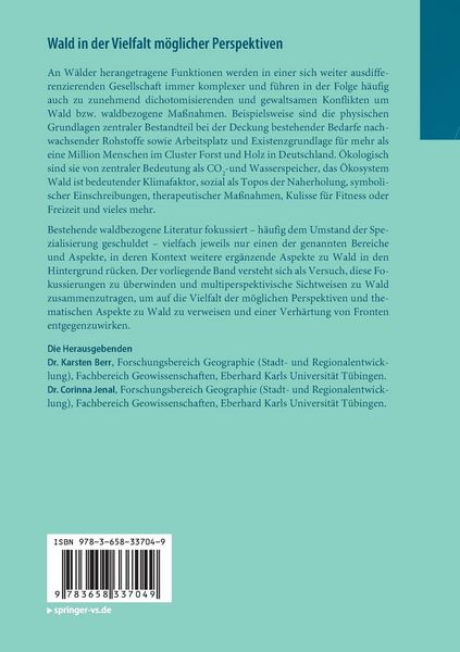 Produktbild: Wald in der Vielfalt m&ouml;glicher Perspektiven