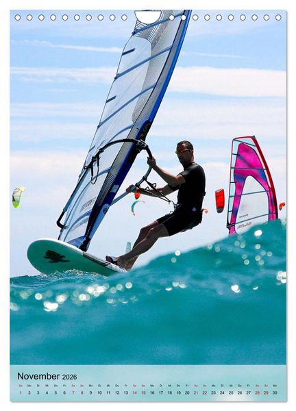 Produktbild: Windsurfen - Fun pur (Wandkalender 2026 DIN A4 hoch), CALVENDO Monatskalender