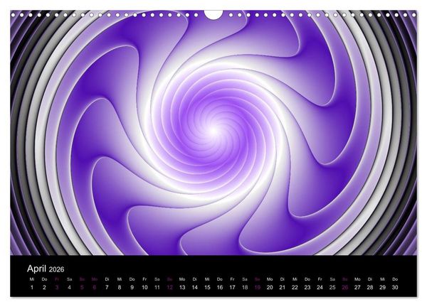Produktbild: Die Farbe Lila (Wandkalender 2026 DIN A3 quer), CALVENDO Monatskalender