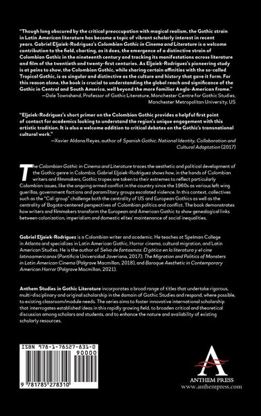 Produktbild: Colombian Gothic in Cinema and Literature