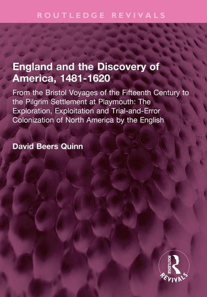Produktbild: England and the Discovery of America, 1481-1620