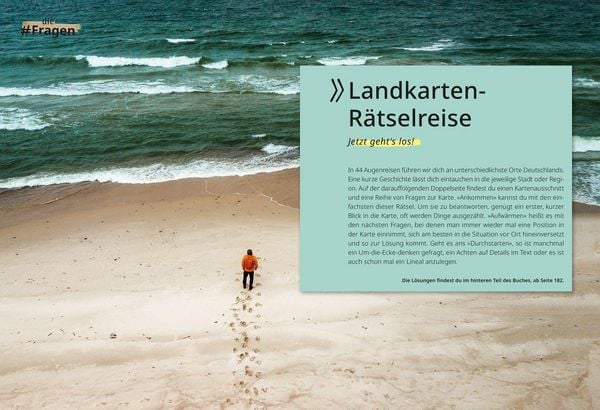 Produktbild: Landkarten-R&auml;tselreise Deutschland