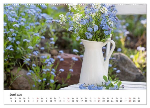 Produktbild: Mein Jahr im Landhausgarten (Wandkalender 2026 DIN A2 quer), CALVENDO Monatskalender