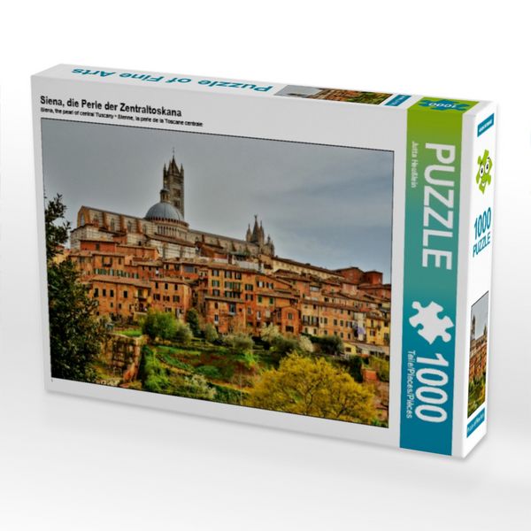 Produktbild: CALVENDO Puzzle Siena, die Perle der Zentraltoskana | 1000 Teile Lege-Gr&ouml;&szlig;e 64 &times; 48 cm Foto-Puzzle f&uuml;r gl&uuml;ckliche Stunden