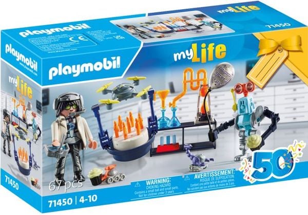 PLAYMOBIL 71450 Forscher mit Robotern