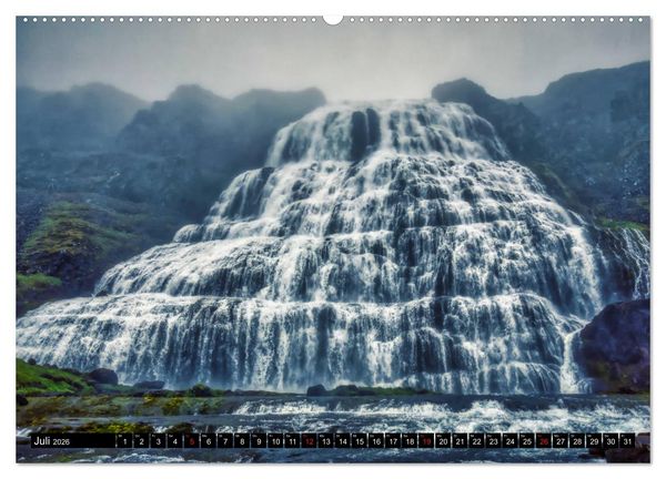 Produktbild: Eine Rundreise durch Island (Wandkalender 2026 DIN A2 quer), CALVENDO Monatskalender