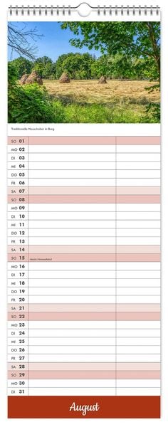 Produktbild: K&uuml;chenkalender Spreewald 2027 NEU! inkl. Rezepte