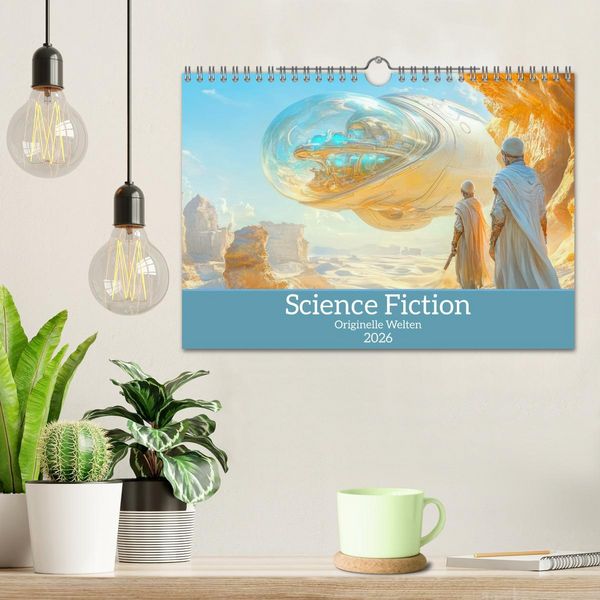 Produktbild: Science Fiction - Originelle Welten (Wandkalender 2026 DIN A4 quer), CALVENDO Monatskalender
