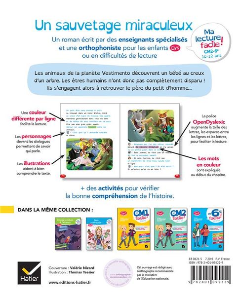 Produktbild: Un sauvetage miraculeux : ma lecture facile ! CM2-6e