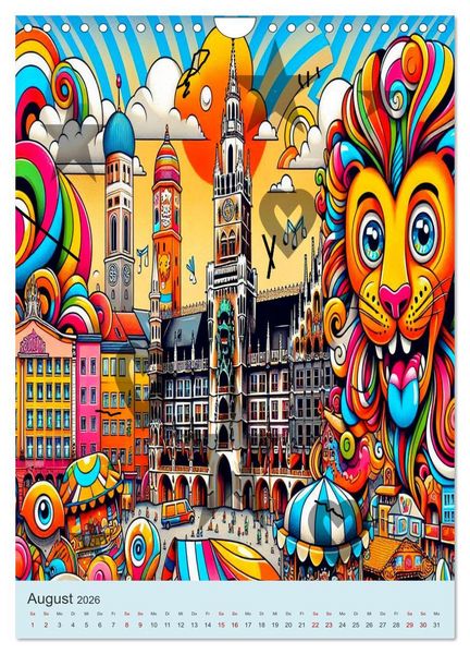 Produktbild: Deutschland hat Pop auf eigene Art (Wandkalender 2026 DIN A4 hoch), CALVENDO Monatskalender
