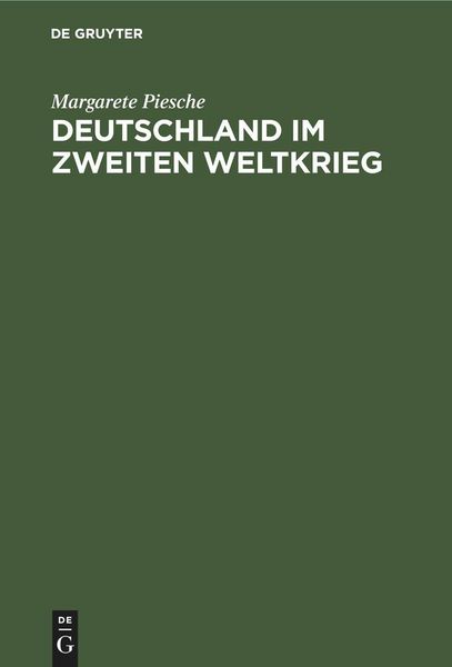 Produktbild: Deutschland im zweiten Weltkrieg