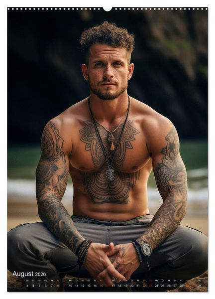 Produktbild: Tattoos Kunst auf der Haut (hochwertiger Premium Wandkalender 2026 DIN A2 hoch), Kunstdruck in Hochglanz