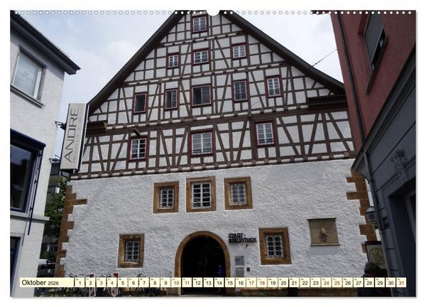 Produktbild: Unterwegs in G&ouml;ppingen (hochwertiger Premium Wandkalender 2026 DIN A2 quer), Kunstdruck in Hochglanz