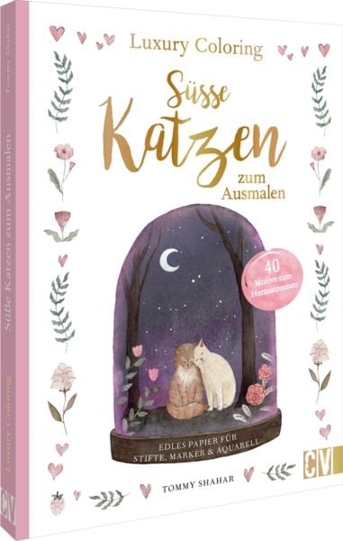 Produktbild: Luxury Coloring: S&uuml;&szlig;e Katzen zum Ausmalen