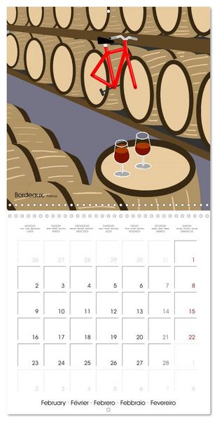 Produktbild: A WORLD OF BICYCLES (Wall Calendar 2026 12 &times; 12 Inch) CALVENDO 12 Month Wall Calendar