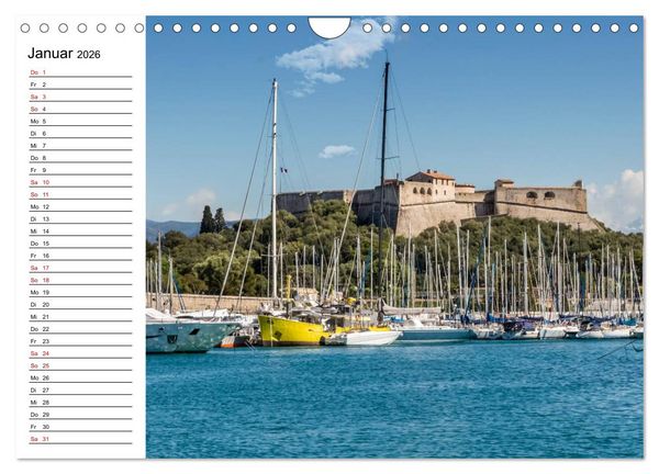 Produktbild: ANTIBES Idyllische Impressionen (Wandkalender 2026 DIN A4 quer), CALVENDO Monatskalender