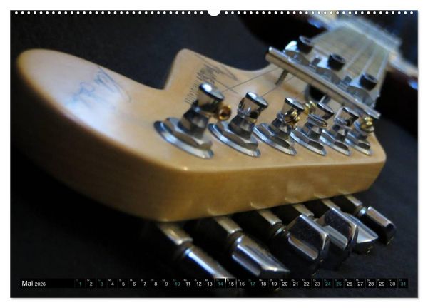 Produktbild: KULT GITARRE - Richie Sambora Stratocaster (Wandkalender 2026 DIN A2 quer), CALVENDO Monatskalender