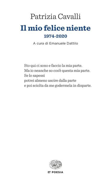 Produktbild: Il mio felice niente. 1974-2020