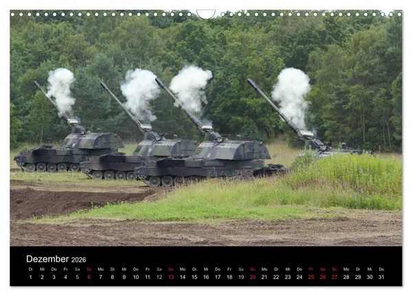 Produktbild: Panzerstahl auf der Heide &ndash; Das Heer legt wieder los (Wandkalender 2026 DIN A3 quer), CALVENDO Monatskalender