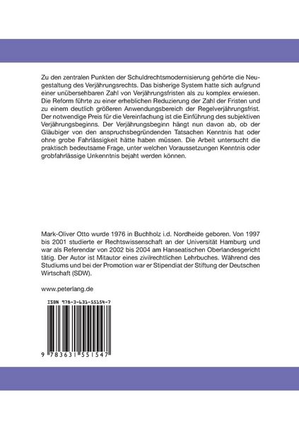 Produktbild: Die Bestimmung des &sect; 199 Abs. 1 Nr. 2 BGB