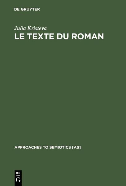 Produktbild: Le Texte du Roman